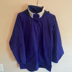 Vintage London Fog Pacific Trail Hooded Chore Bomber Jacket Coat SizeXL Like-New